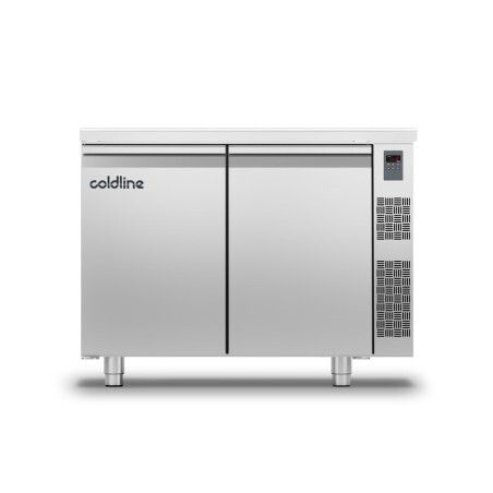 Table positive sans groupe 2 Portes 223L P600 GN1/1 Plan travail