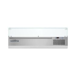 Vitrine réfrigérée positive pour bacs GN1/4 Lg 1450mm
