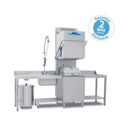 Lave vaisselle Capot 500x500mm Ouverture 465mm Cde électro LCD Condenseur