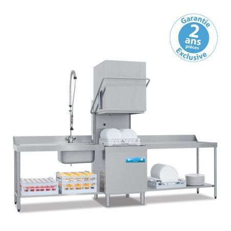 Lave vaisselle Capot 500x500mm Ouverture 450mm Cde électro