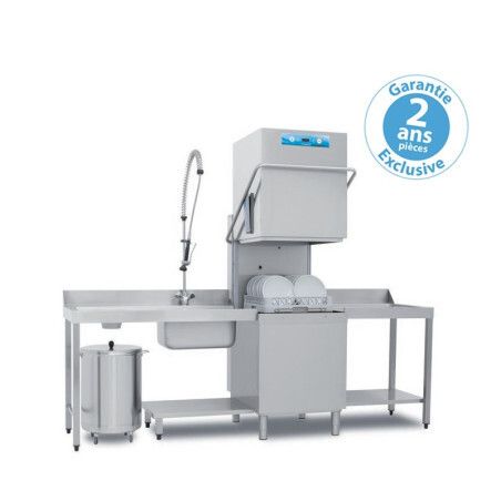 Lave vaisselle Capot 500x500mm Ouverture 465mm Cde électro Triphasé