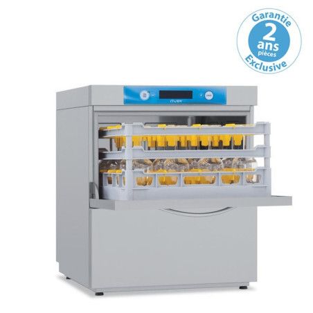 Lave VerreVaisselle Panier 500x500mm Hutil260mm Cde Electro LCD Adoucisseur