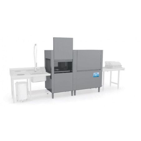 Tunnels lavage 500x500mm Hutil 450mm 3 Fonctions 2 programmes