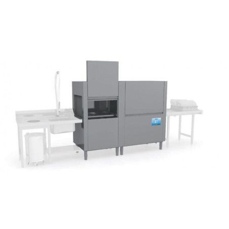 Tunnels lavage 500x500mm Hutil 450mm 3 Fonctions 4 programmes