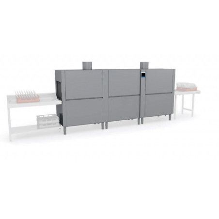 Tunnels lavage 500x500mm Hutil 450mm 4 Fonctions 5 programmes