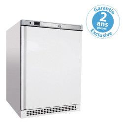 Armoire froide positive 200L Ext Blanc 1 porte pleine Groupe Logé