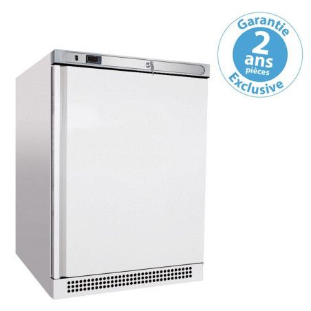 Armoire froide positive 200L Ext Blanc 1 porte pleine Groupe Logé