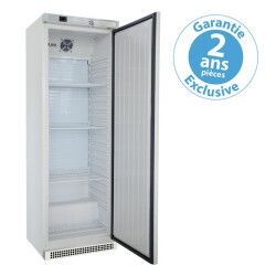 Armoire froide positive 400L Ext Blanc 1 porte pleine Groupe LogéVentilé