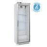 Armoire froide positive 400L Ext Blanc 1 porte vitrée Groupe Logé