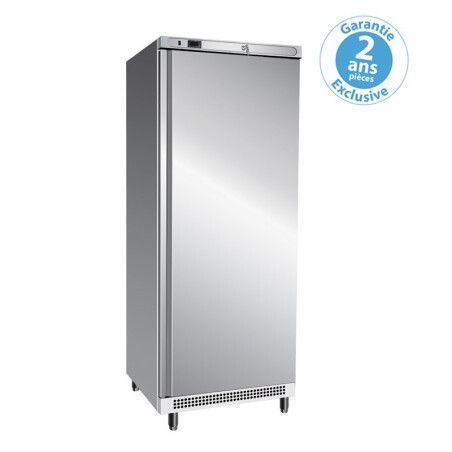 Armoire froide positive 570L Ext Inox 1 porte pleine Groupe Logé