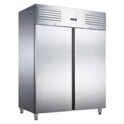 Armoire froide positive Net 1400L Ext Inox 2 portes pleines Groupe Logé