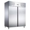 Armoire froide positive Net 1400L Ext Inox 2 portes pleines Groupe Logé
