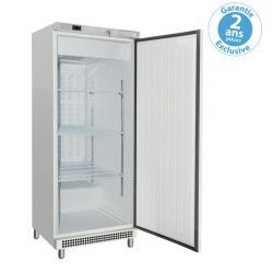 Armoire froide positive 700L Ext Blanc 1 porte pleine Groupe Logé