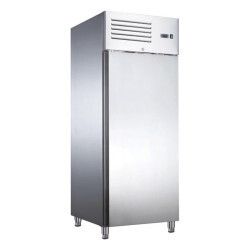 Armoire froide positive 700L Ext Inox 1 porte pleine Groupe logéVentilé