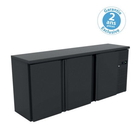 Arrière-bars skinplate Int Inox Groupe logé 3 portes pleines 536L