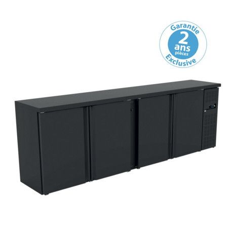 Arrière-bars skinplate Int Inox Groupe logé 4 portes pleines 698L