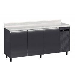 Arrière-bars skinplate Groupe logé Hauteur 1000mm 3 portes pleines 463L