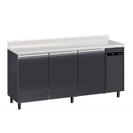 Arrière-bars skinplate Groupe logé Hauteur 1000mm 3 portes pleines 463L