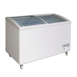 Congélateur bahut Couvercle vitré coulissant Volume 328L