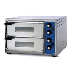 Four à pizza 2 chambres 2 pizzas D34mm Cde mécanique