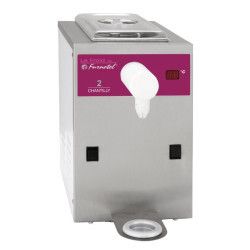 Machine à Chantilly Cde mécaniques 100L/heure Bac 2L