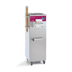Machine à glace Débits intensifs 3 Becs 3 Parfums 27L/h Alim pompe