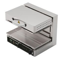 Salamandre électrique en vitrocéramique Grille 600x350mm