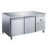 Table froide 313L -10-20°C 2 Portes GN1/1 Plan travail Sans Dosseret