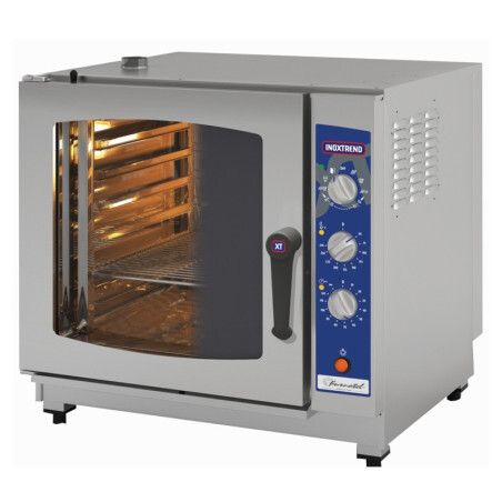 Four électrique mixte injection directe 7 niv GN2/1 Cde électromécaniques P16,4 kW