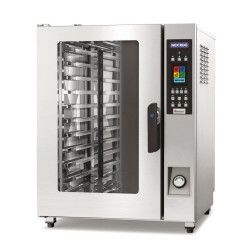 Four mixte à injection directe 10 niv GN1/1 Cde électroniques programmables à écran tactile P12 kW