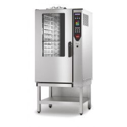 Four mixte à injection directe 15 niv GN1/1 Cde électroniques programmables à écran tactile P18 kW