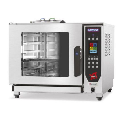 Four mixte à injection directe 5 niv GN1/1 Cde électroniques programmables à écran tactile P6 kW