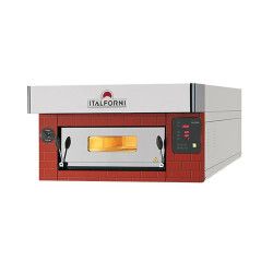 Four à pizza superposable 1 chambre 8 Pizzas Cde digitales Finition rustique