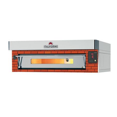 Four à pizza 1 chambre 12 Pizzas Cde digitales Finition rustique