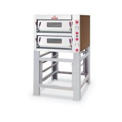 Four à pizza 2 chambres 12 Pizzas Profondeur 1170mm Cde digitales