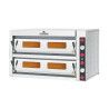 Four à pizza 2 chambres 12 Pizzas Profondeur 940mm Cde mécaniques