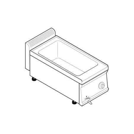 Bain-marie GN1/1 électrique à Poser Gamme 700 Largeur 350