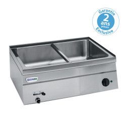 Bain-marie GN2/1 électrique à Poser Gamme 600