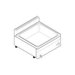 Bain-marie GN2/1 gaz à Poser Gamme 600