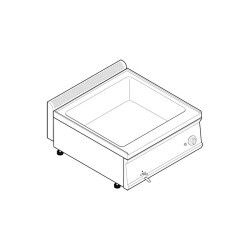 Bain-marie GN2/1 gaz à Poser Gamme 700 Largeur 700mm