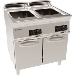 Cuiseur à pâtes électrique 2x40L Cde électroniques Gamme 900