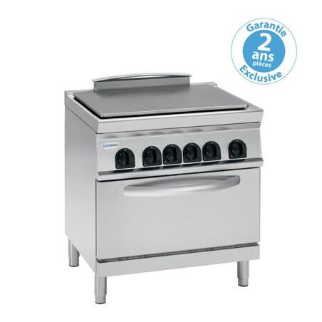 Fourneau plaque de mijotage sur four Ventilé électrique GN1/1 Gamme 700 Largeur 800