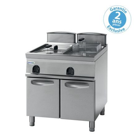 Friteuse électrique sur coffre 2x13L Gamme 700