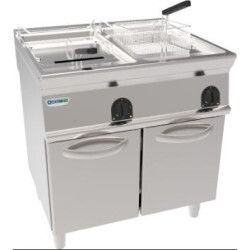 Friteuse électrique sur coffre 2x17L Cde électroniques Gamme 700
