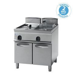 Friteuse électrique sur coffre 2x17L Gamme 700