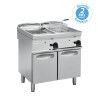 Friteuse gaz avec tuyères traversantLa cuve 2x13L Gamme 700