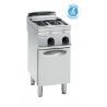 Friteuse gaz avec tuyères traversantLa cuve 2x8L Gamme 700