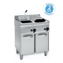 Friteuse sur coffre électrique 2x14L Cde mécaniques Gamme 700