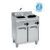 Friteuse sur coffre électrique 2x14L Cde mécaniques Gamme 700