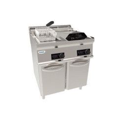 Friteuse sur coffre électrique 2x14L Cde électroniques Gamme 700